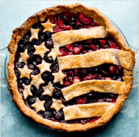 american flag pie