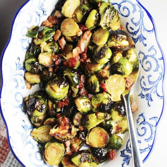 Thanksgiving recipe blog crispy brussel sprouts