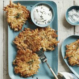 Crispy Potato Latkes Hanukkah Blog