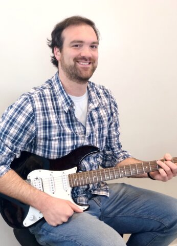 Eric Annibale, guitar teacher at Center Stage Music Center