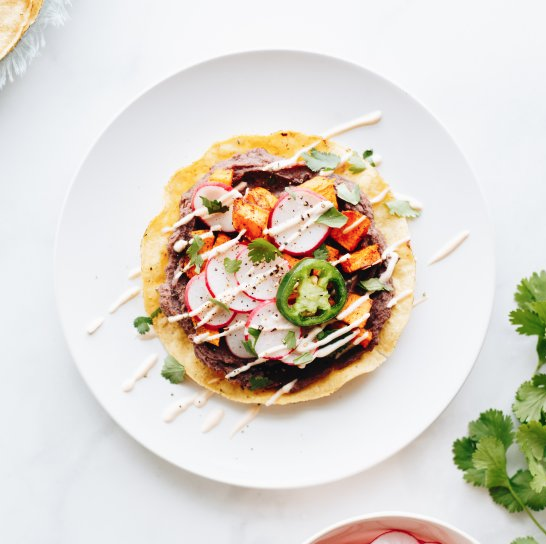 Vegetarian Tostadas, Cinco de Mayo blog