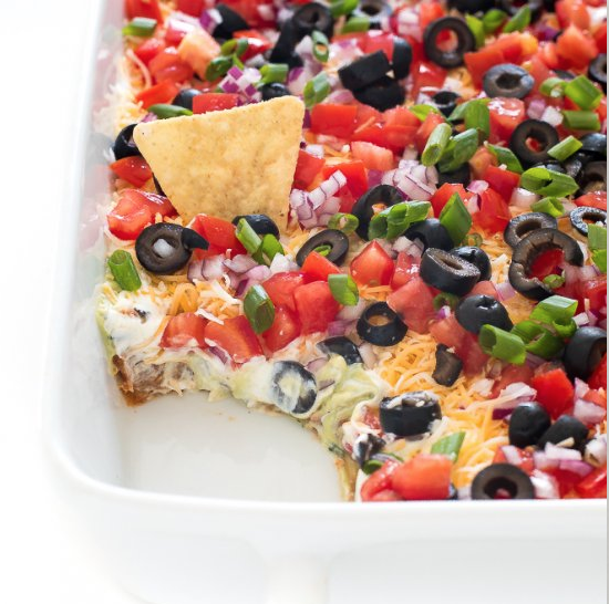 7 Layer Mexican Dip recipe, Cinco de Mayo blog