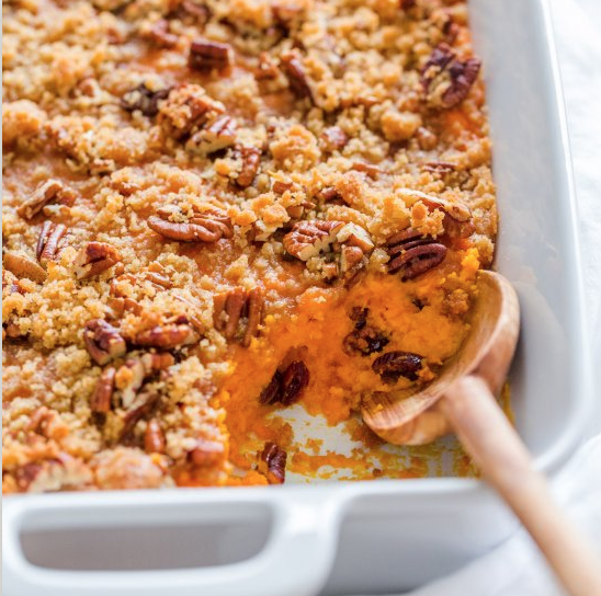 Sweet Potato Casserole, Thanksgiving recipe blog