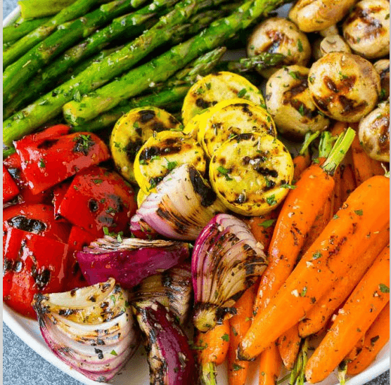 Herb Marinated Grilled Veggies