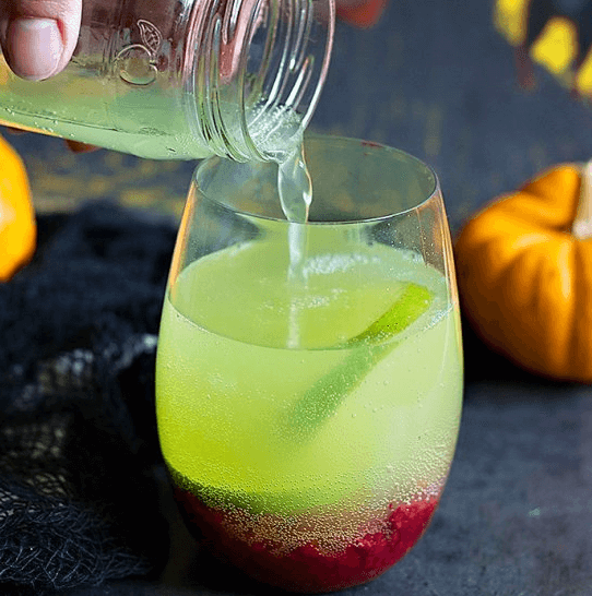 Green Halloween Punch