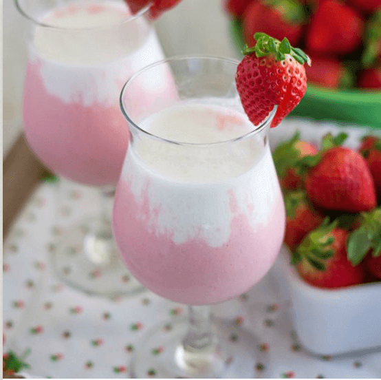 Strawberries & Cream Smoothie