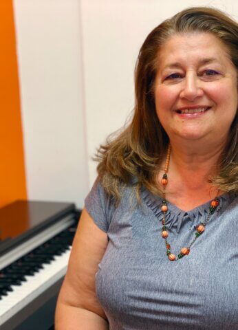 Veronica Barker, piano teacher at Center Stage Music Center