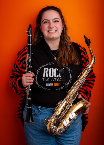 Courtney Conkling, woodwinds teacher at Center Stage
